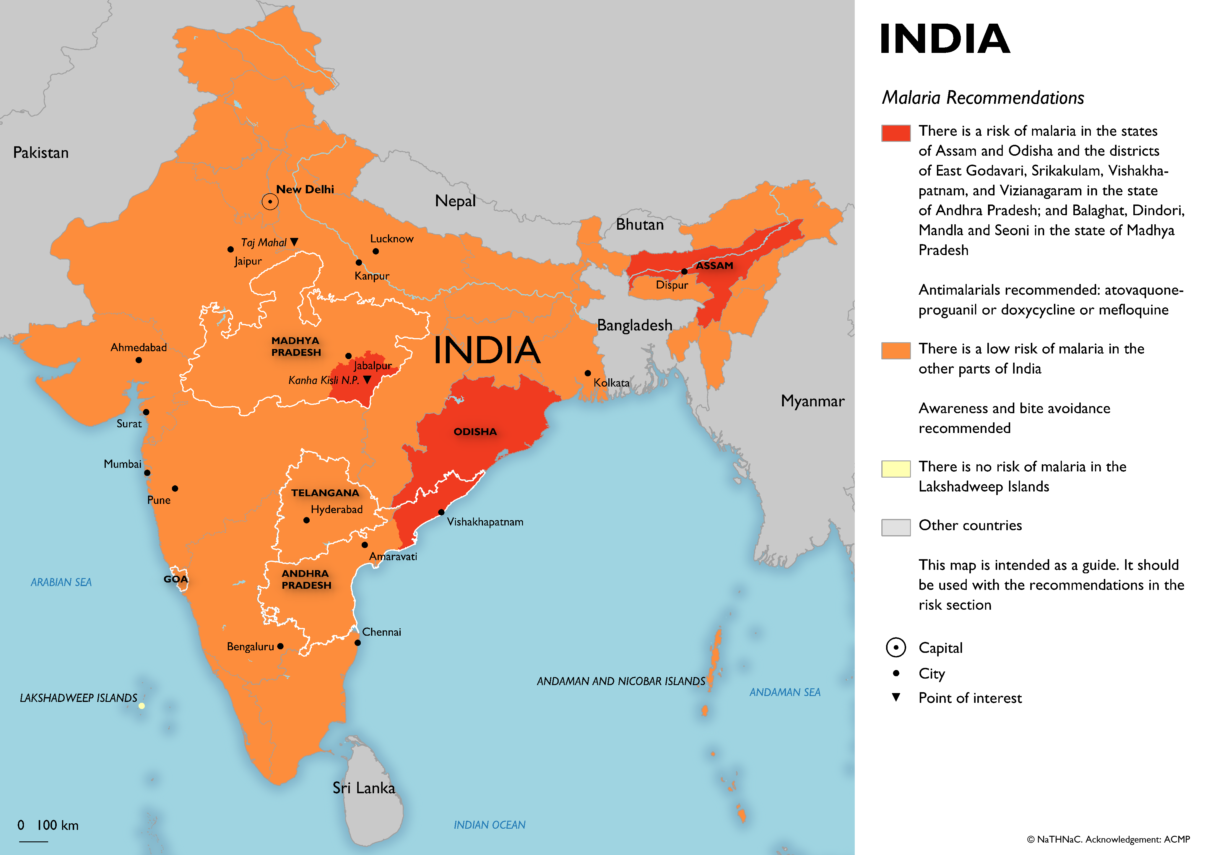 nhs travel advice india