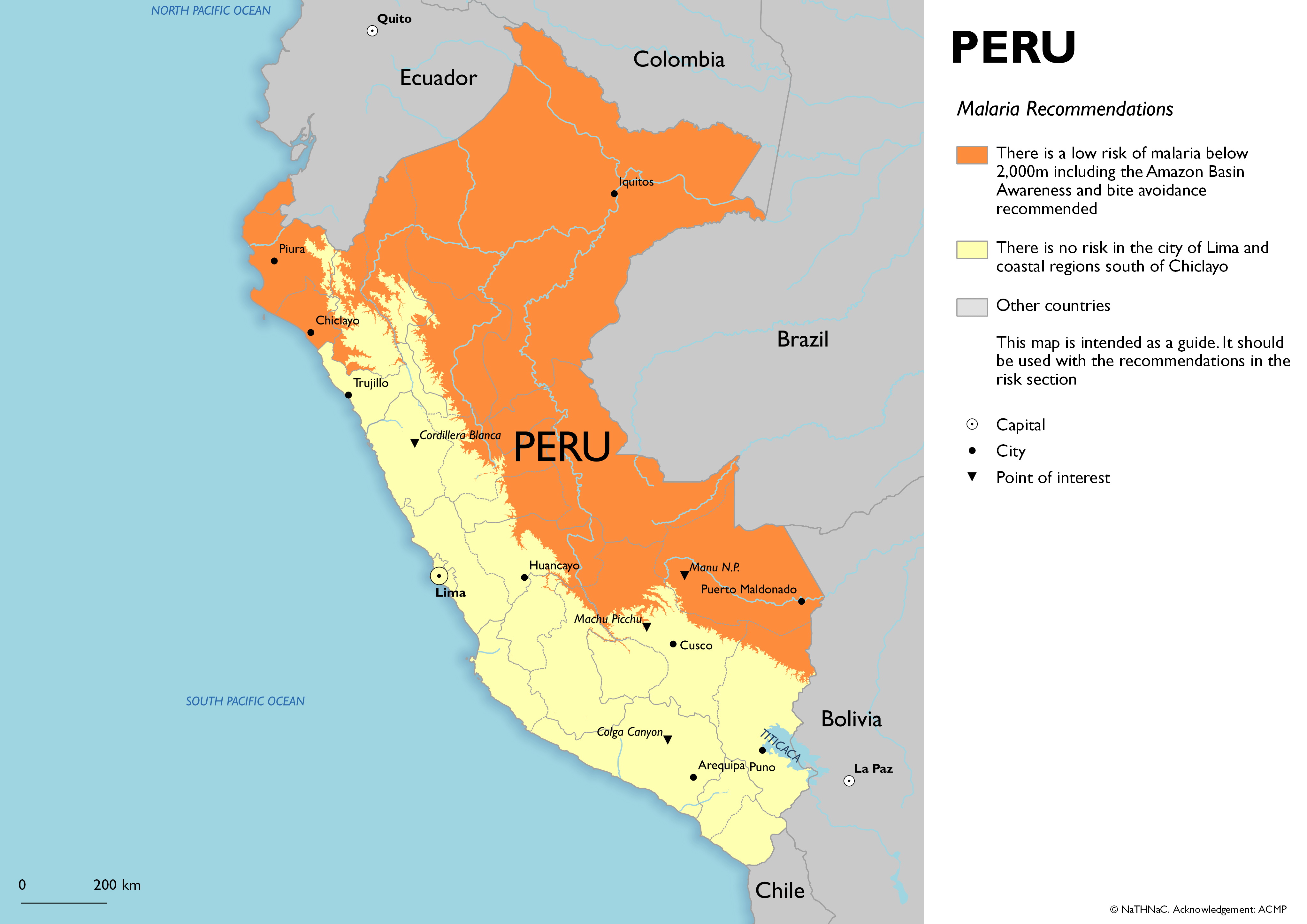 Cdc Malaria Map Peru